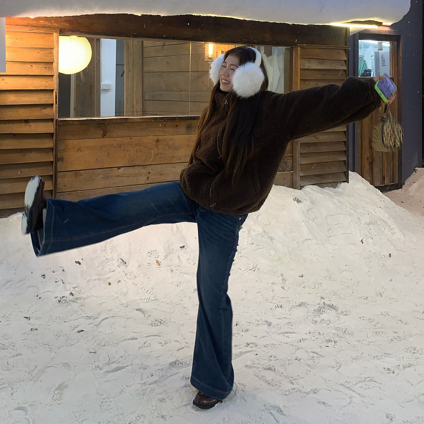 橘子树在哪儿蓝色中腰微喇牛仔裤女秋冬遮胯垂感弹力显瘦拖地裤子,淘宝优惠券,粉丝福利购,淘宝优惠卷