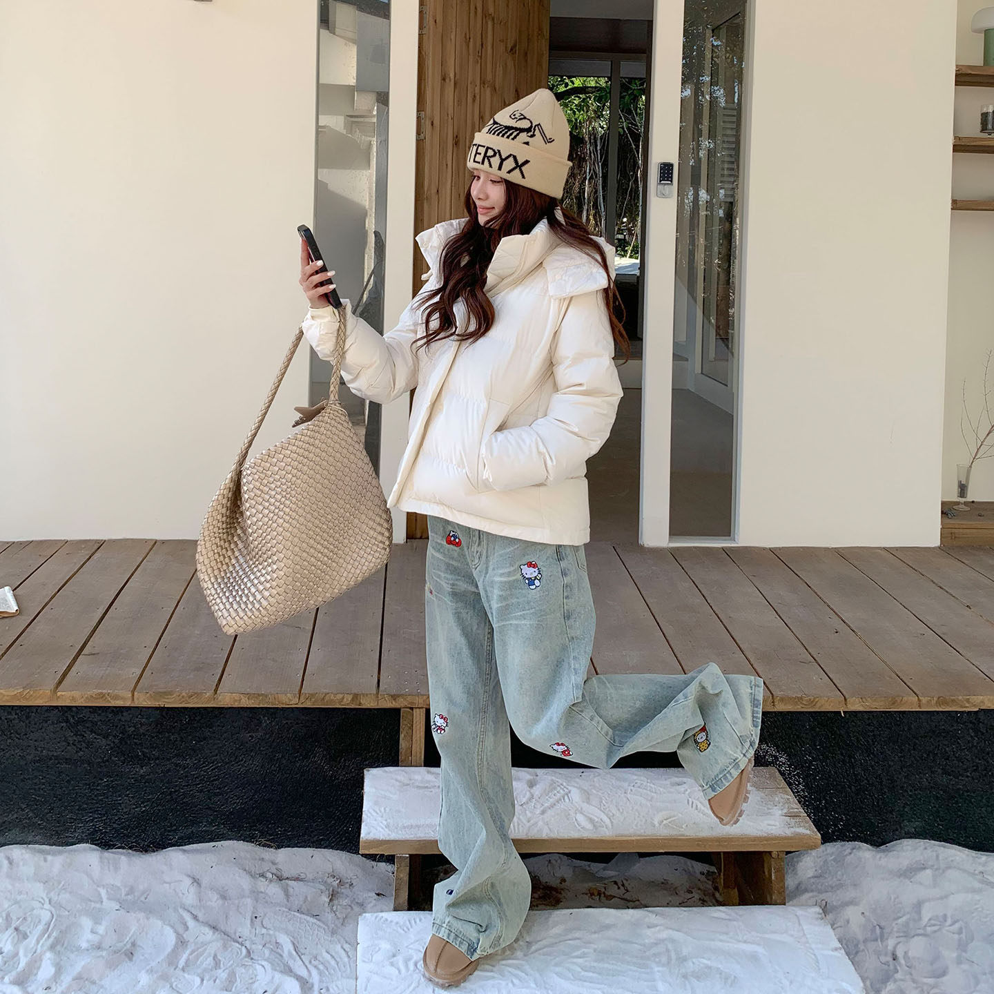 橘子树在哪儿白色90白鸭绒羽绒服女冬高级感宽松保暖巨好看厚外套,淘宝优惠券,粉丝福利购,淘宝优惠卷