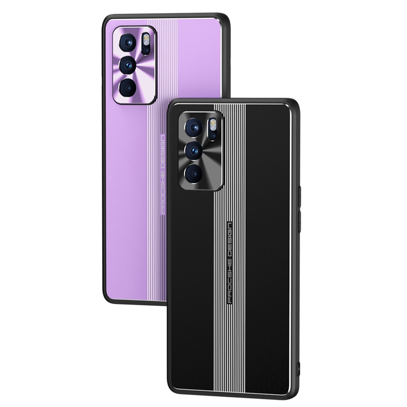 opporeno6pro手机壳reno6por新款0pp0全包围镜头opopreno6pr0金属磨砂ren06p车载自带磁吸铁片简约创意潮外壳 - 图3