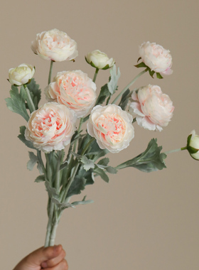 露莲高档轻奢绢花花艺摆件干花