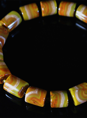 战国红玛瑙宣化同料男女款手串