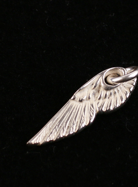 一休老银匠菊地健纯银翅膀配饰