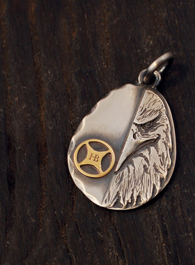 高桥吾郎一休风格切边配件老银匠