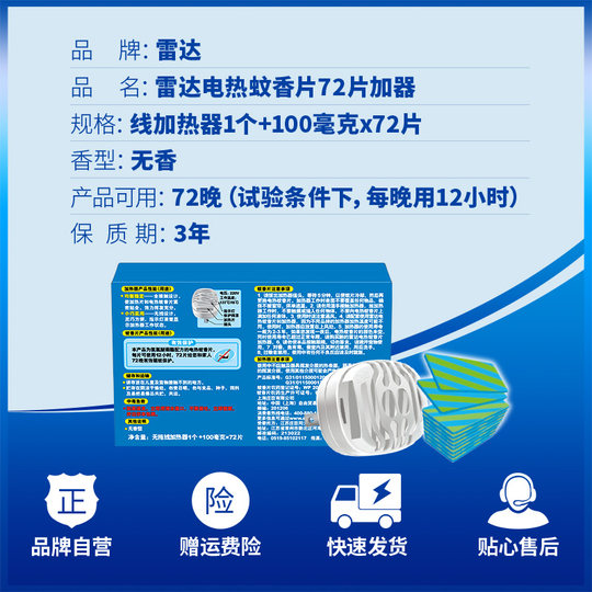 Радарные бытовые электронагревательные противомоскитные спирали