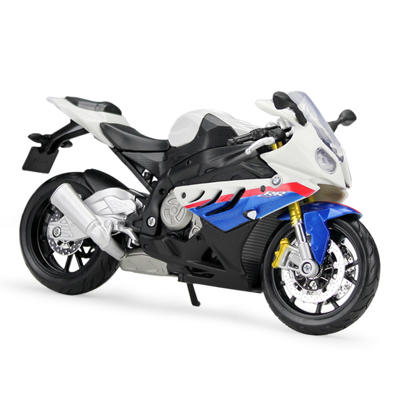 美驰图1:12BMW S1000RR宝马公路跑车摩托车仿真合金成品模型玩具 - 图3