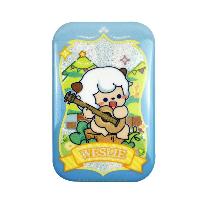 奥迪双钻喜羊羊与灰太狼马口铁徽章吧唧动漫周边谷子懒羊羊美羊羊 - 图2