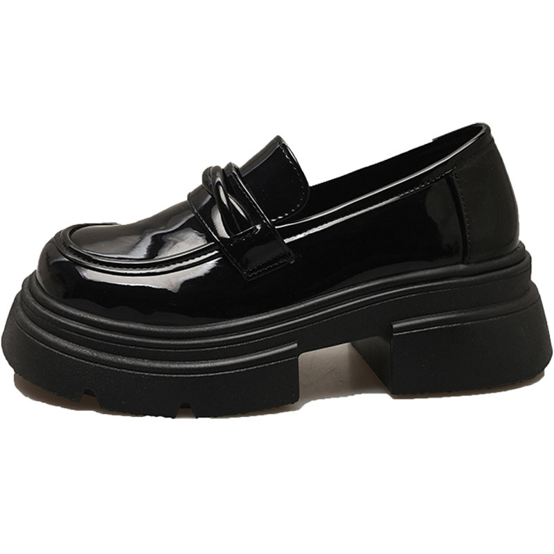 白色高级乐福鞋女2025春季新款厚底小个子增高单鞋法式百搭小皮鞋,淘宝优惠券,粉丝福利购,淘宝优惠卷