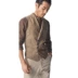 Mới mùa thu lanh phù hợp với cổ áo vest nam vest giản dị phiên bản Hàn Quốc của bộ vest đôi ngực mỏng phù hợp với nam - Dệt kim Vest đồ vest Dệt kim Vest