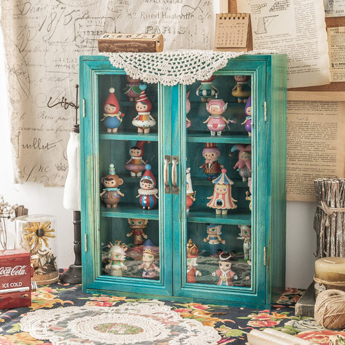 泡泡玛特展示盒盲盒架子收纳手办娃娃模型玻璃透明popmart防尘柜 - 图2