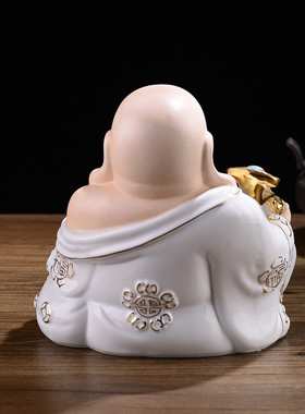 创意陶瓷招财弥勒佛菩萨佛像供奉