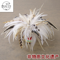 Handmade Chicken Fur Feather Great Shuttlecock KICK Key Sub-student Childrens Adult Competition Special shuttlecock 2 only up