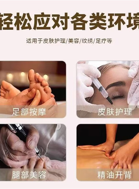 一次性pvc手套纹绣美容美甲半透明手套防滑乳胶美发护理餐 饮烘焙
