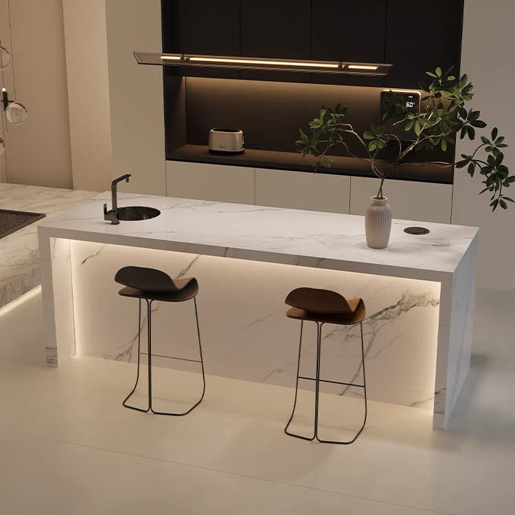 齐平吧台餐边柜隔断岛台餐桌一体开放式厨房家用带水槽单独中倒台,淘宝优惠券,粉丝福利购,淘宝优惠卷