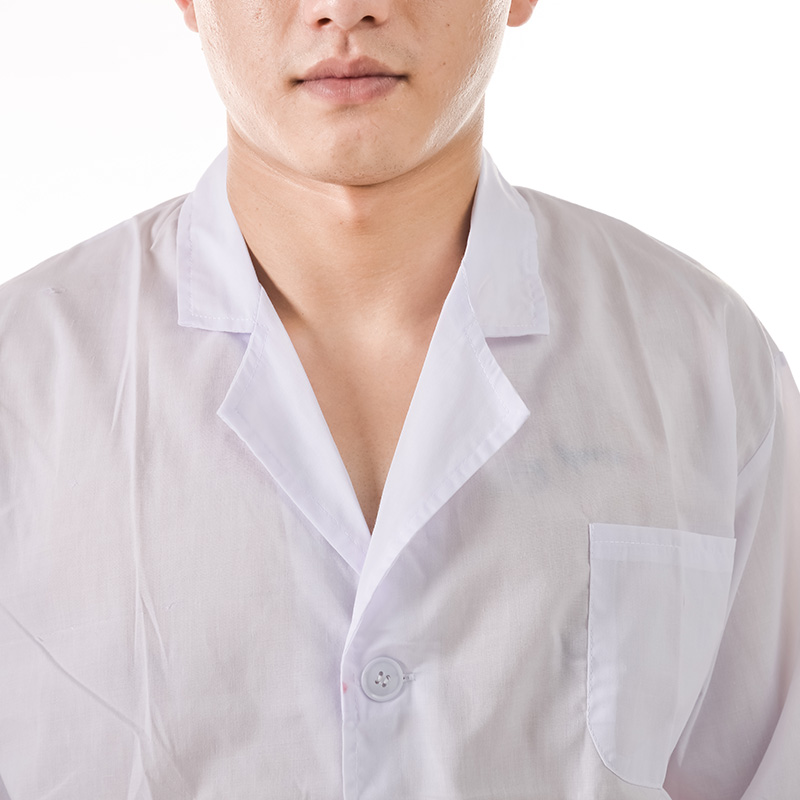 夏季长袖实验室学生白大褂短袖薄款男女工作服半袖工厂车间食品服 夏季长袖实验室学生白大褂短袖薄款男女工作服半袖工厂车间食品服