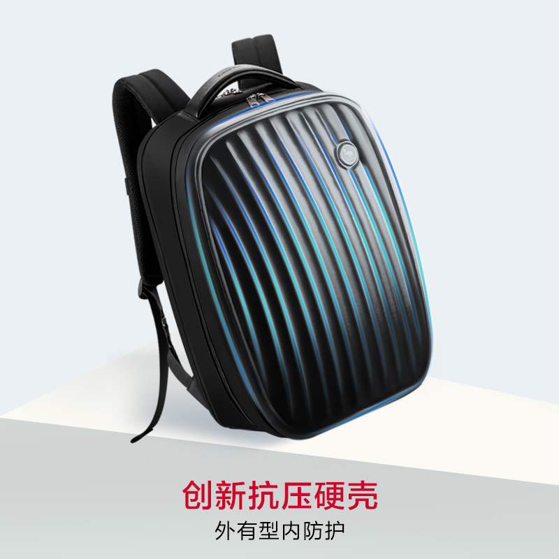 爱华仕一帆风顺双肩包新款大容量商务休闲书包男旅行电脑背包潮流 - 图0
