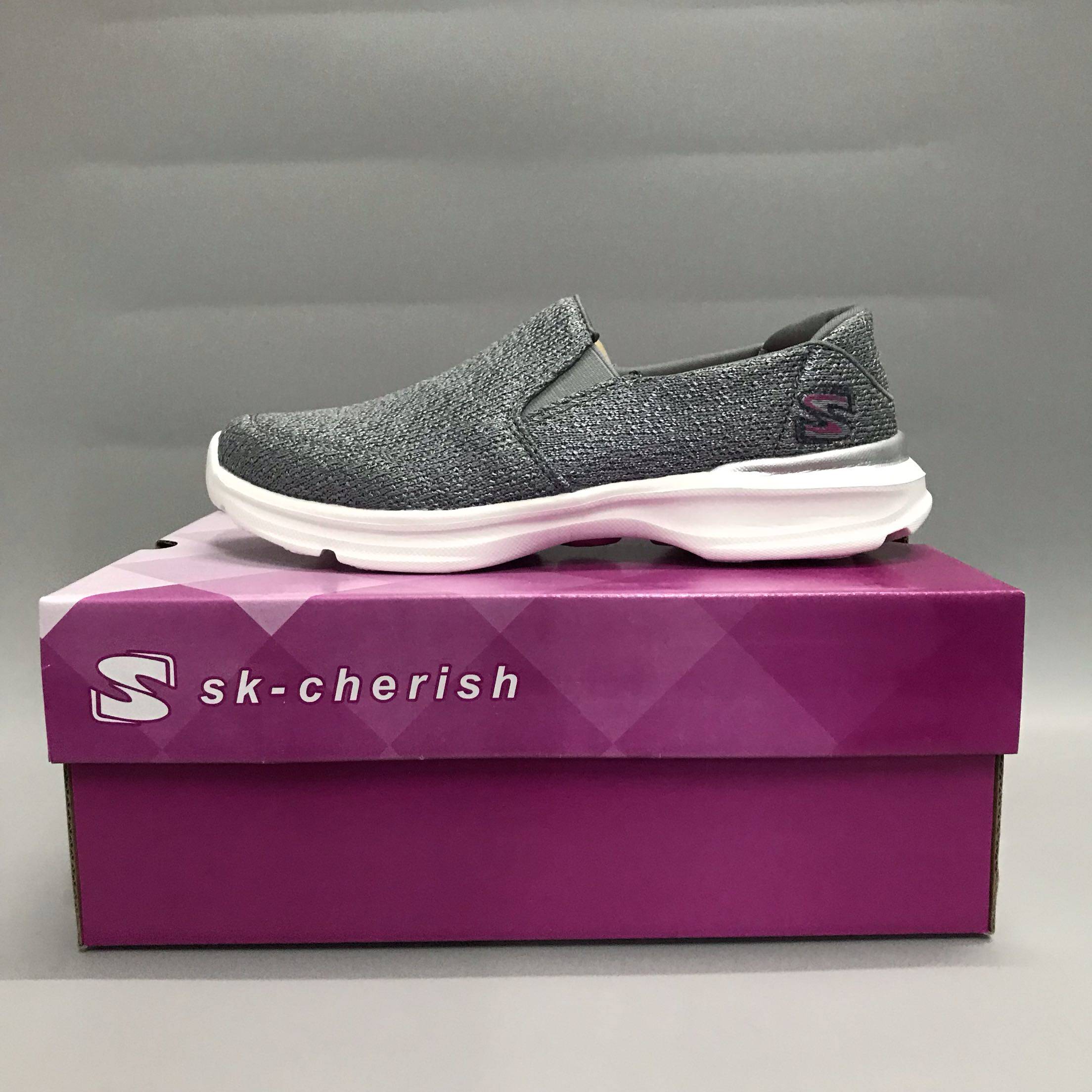 新款透气女士一脚蹬休闲运动鞋网布透减震柱子底懒人鞋套脚健步鞋,淘宝优惠券,粉丝福利购,淘宝优惠卷