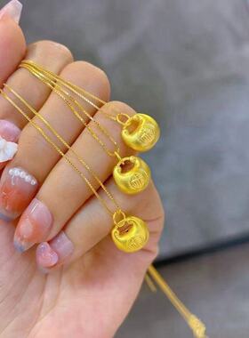 小胖福金色O链福袋吊坠