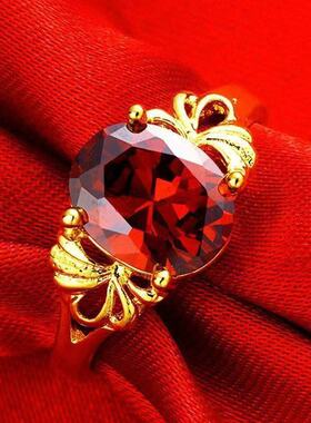 合金戒指女士时尚钻白色