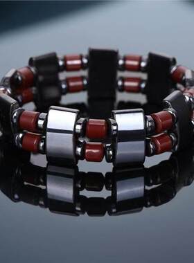 热卖创意手链个性串石黑色