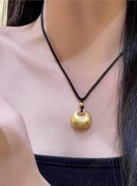 精致气质吊感坠胖福编绳时