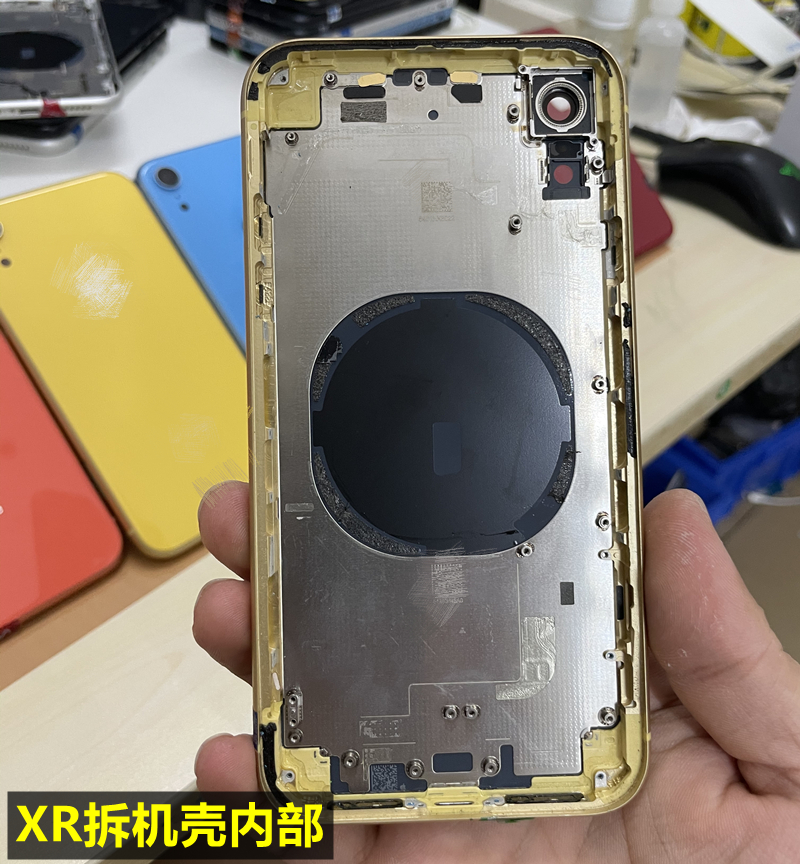 适用苹果8代玻璃后盖iphoneXs原装拆机壳xsmax中框8Plus外SE2总成 - 图1