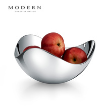 Morden MODERN Nordic Ins Wind Stainless Steel Light Extravaganza Fruit Dish Fruit Pocket Guest Hall Home Decoration Pendulum