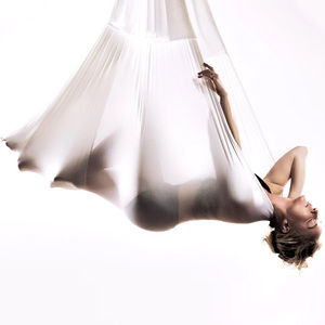 瑜伽馆用微弹力空中瑜伽吊床