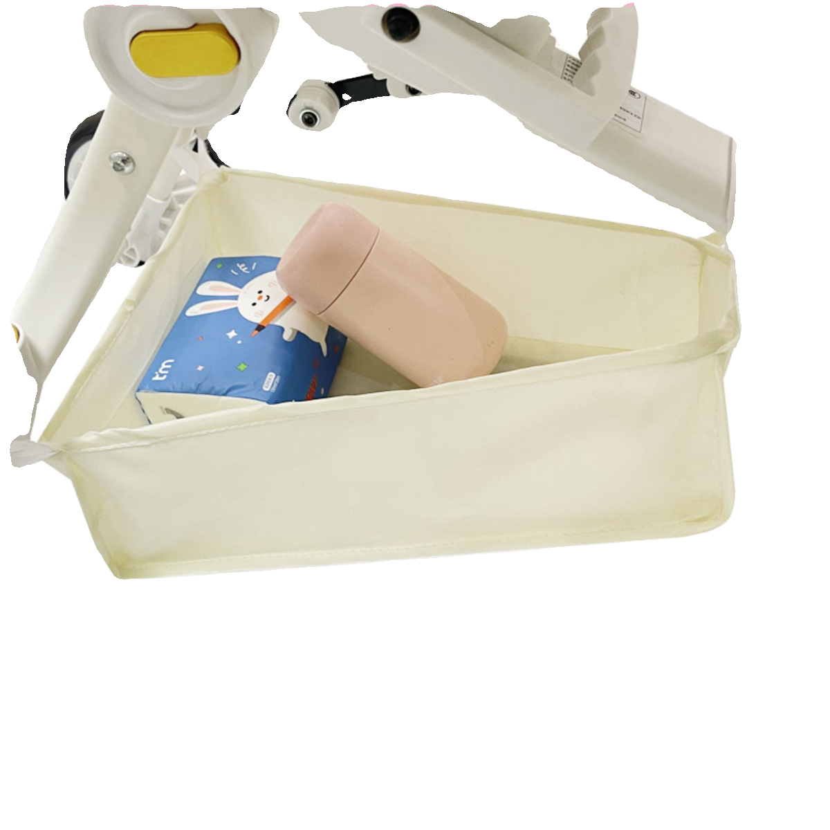 婴儿童手推车遛娃神器底部置物袋底框底兜储物篮白色挂包通用配件,淘宝优惠券,粉丝福利购,淘宝优惠卷