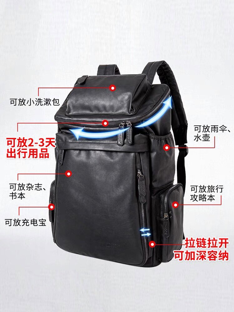 Majestic backpack large capacity casual backpack for men