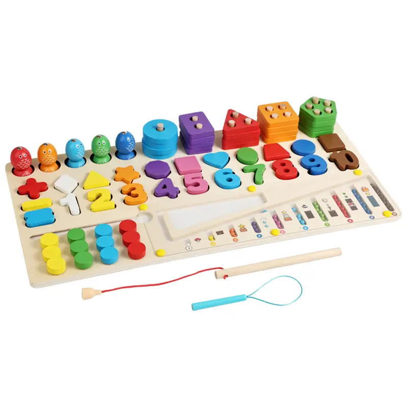 儿童玩具益智拼图男女孩蒙氏早教思维训练几何积木玩具科学实验,淘宝优惠券,粉丝福利购,淘宝优惠卷