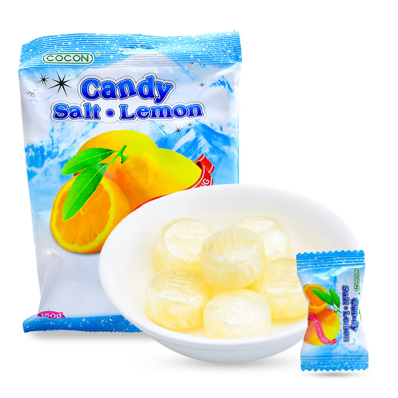 马来西亚进口cocon可康咸柠檬薄荷糖1袋