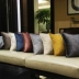 Công nghệ sang trọng gối vải cao cấp sofa đệm gối vỏ màu tinh khiết flannel phòng khách nhà giường ghế thắt lưng gối - Trở lại đệm / Bolsters