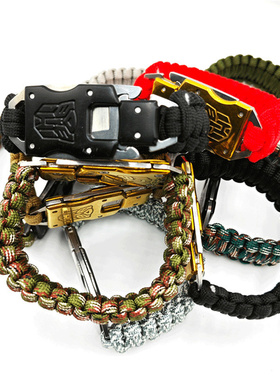 插扣变形金刚多功能迷你求生工具