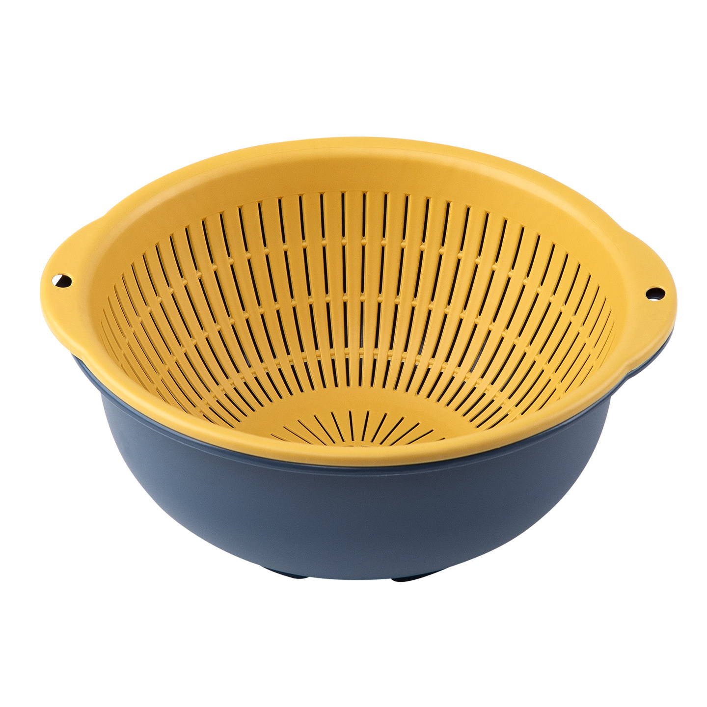 双层洗菜盆沥水篮厨房家用大号多功能塑料圆形漏水篮水果篮洗菜篮,淘宝优惠券,粉丝福利购,淘宝优惠卷