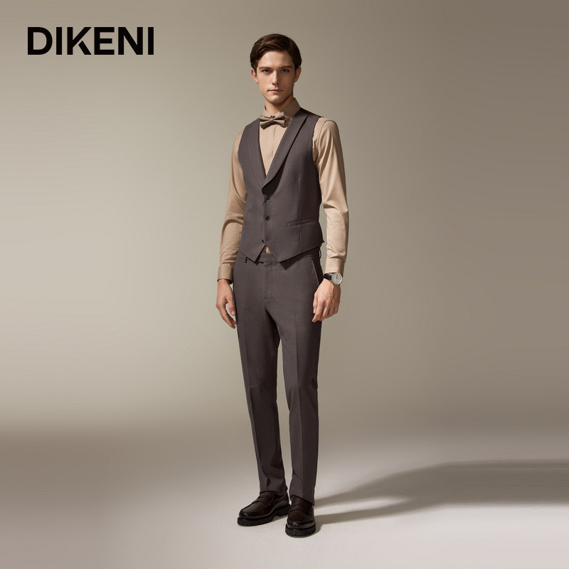 【品质羊毛】迪柯尼新款美拉德老钱风男士高级套装单西裤,淘宝优惠券,粉丝福利购,淘宝优惠卷