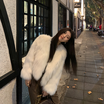 Jenny fur Winner cinq générations Finlande importée renard Mao belly Mao jeune Fur Fur Coats Womens Winter