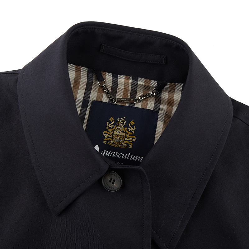 Aquascutum/雅格狮丹春夏新品男外套上衣翻领休闲商务Q47I6EM011