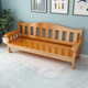 Household solid wood small sofa small apartment new Chinese style winter and summer dual-purpose living room sofa chair modern simple wood sofa