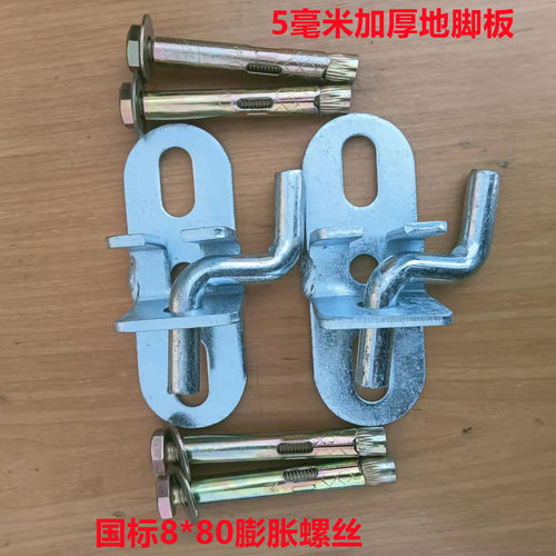 猪圈门配件卡扣砖砌猪舍门锁扣门扣碰锁母猪产床围栏猪门合页插销 - 图1