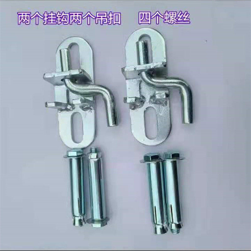 砖墙猪圈门配件卡扣门扣碰锁锁母猪产床定位栏合页门扇门锁门扣,淘宝优惠券,粉丝福利购,淘宝优惠卷