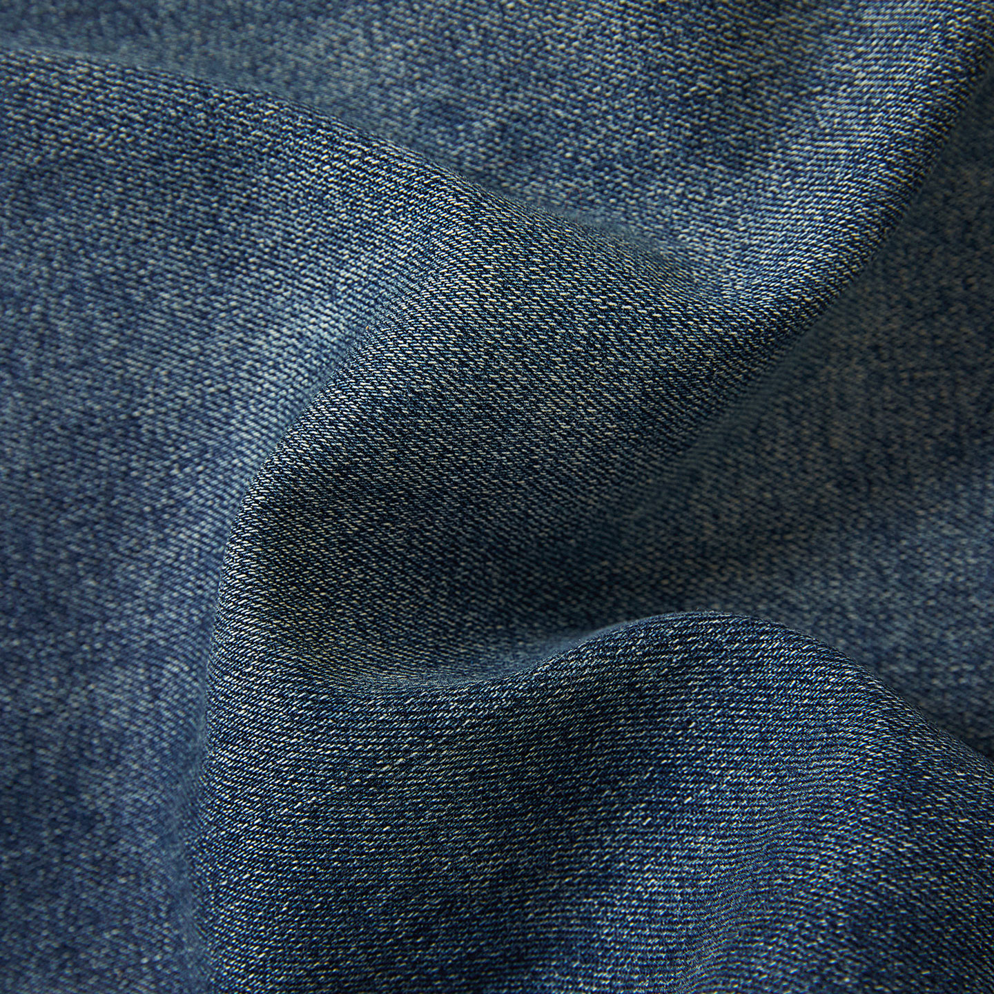 她池高腰牛仔裤2025秋装新款女装时尚撞色水洗做旧修身长款微喇裤