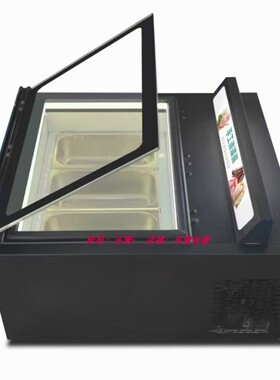 桌台式冰淇淋展示柜摆摊冰箱意式挖球冰激凌柜商用冷藏冷冻柜小型