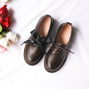 冬季原宿软妹小皮鞋