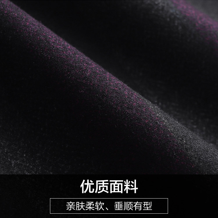 条纹毛呢阔腿裤中年妈妈装长裤子 娇兰芭莉中老年女装