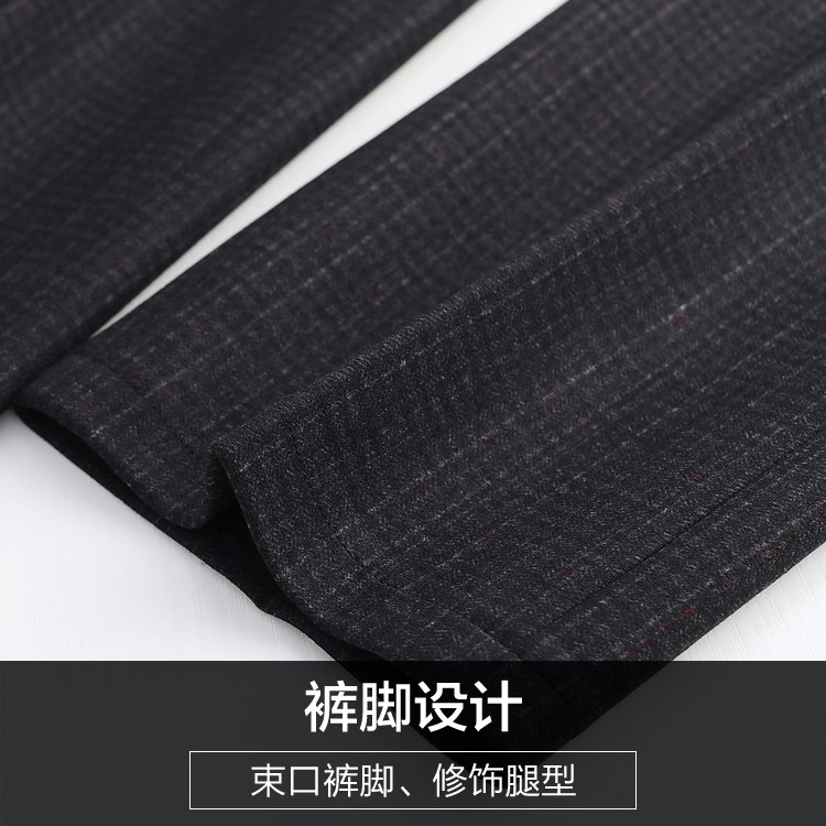 松紧腰中年2020年新款秋冬季直筒裤 娇兰芭莉中老年女装