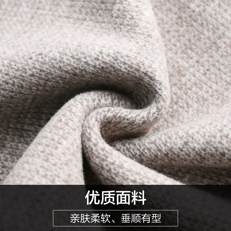 羊毛呢微中年妈妈装女裤喇叭裤子 娇兰芭莉中老年女装