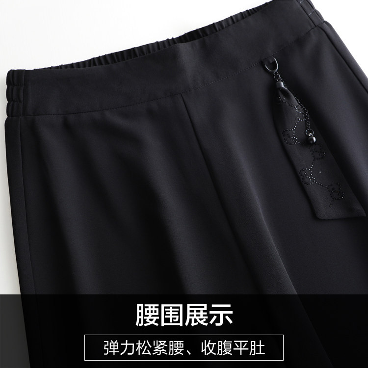 中年妈妈装雪纺2020年夏季阔腿裤 娇兰芭莉中老年女装