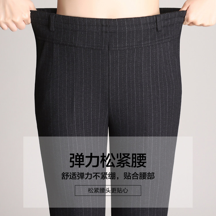 中老年冬装妈妈裤子女加绒加厚棉裤 娇兰芭莉中老年女装
