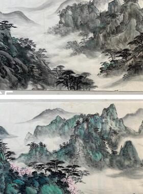 上海美协海墨画会员普陀美协常务理事董缨徐林兴手绘真迹J1261