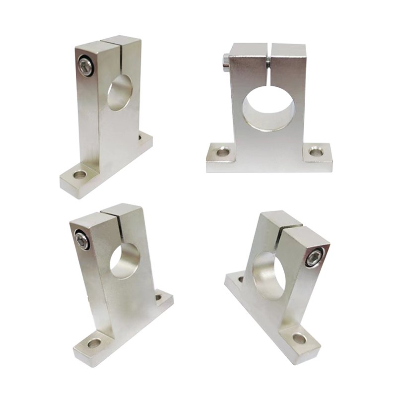 T型导向轴支座开口型光轴固定座无电解镀镍GCL02 SHSTM立式支架 - 图3